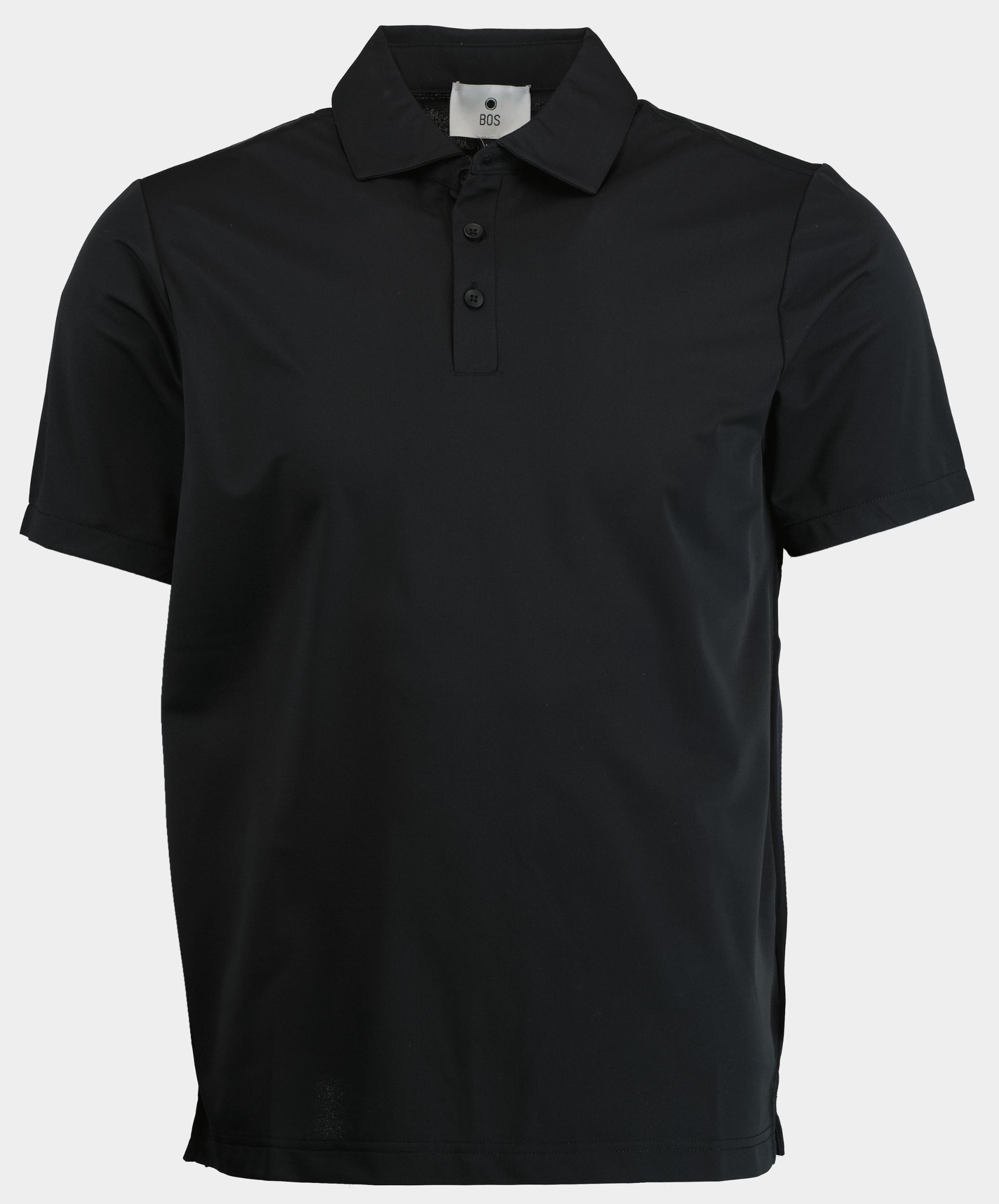 Bos Polo korte mouw Zwart Polo technisch 2915425/900 Black