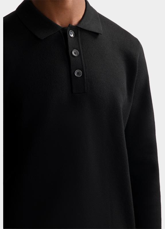 Dstrezzed Polo lange mouw Zwart DS_Chev Polo 405928/999