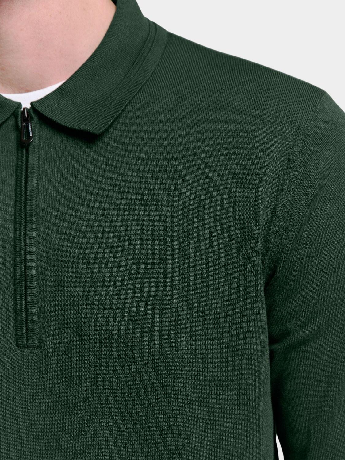 No Excess Pullover Groen Pullover Polo Half Zip 25210846/052