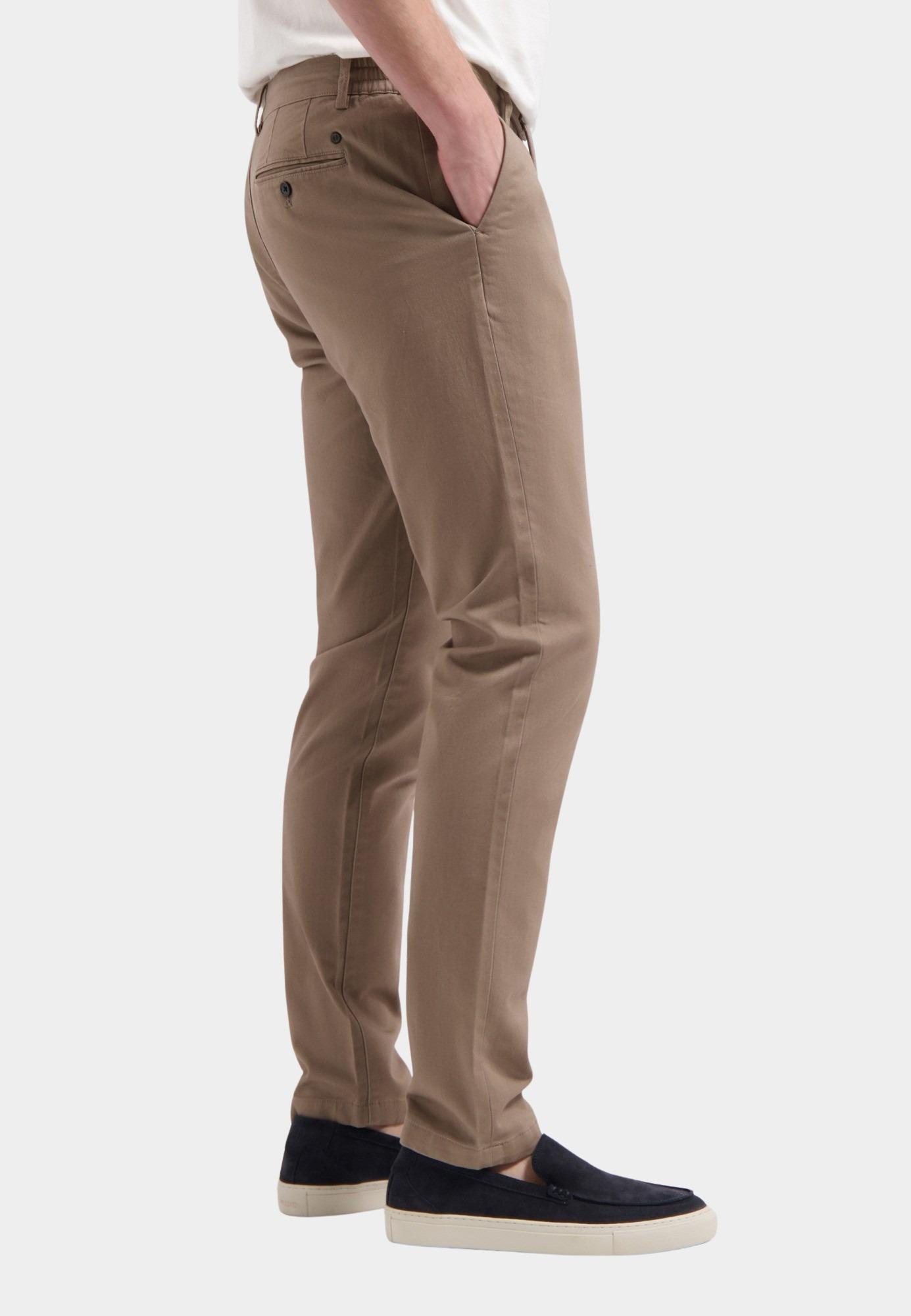 Dstrezzed Katoenen Broek Beige DS_Lancaster Twill Knit 501700-SS24/213