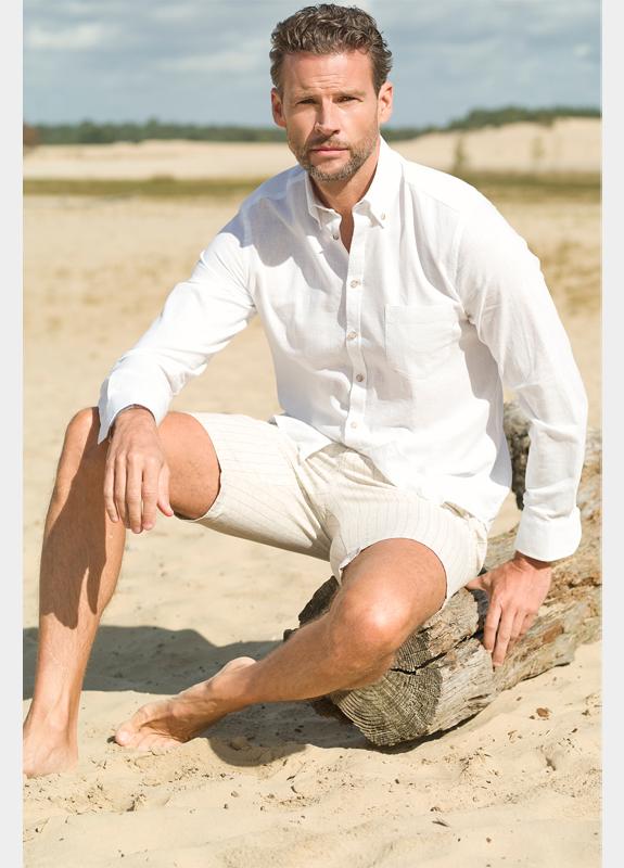 Ledub Business hemd lange mouw Wit  0143395/910-000-000