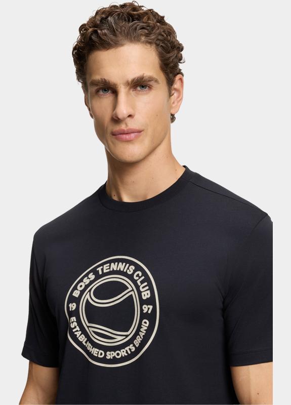 BOSS Green T-shirt heren Blauw TS_Join Logo 10274735 01 50553648/402