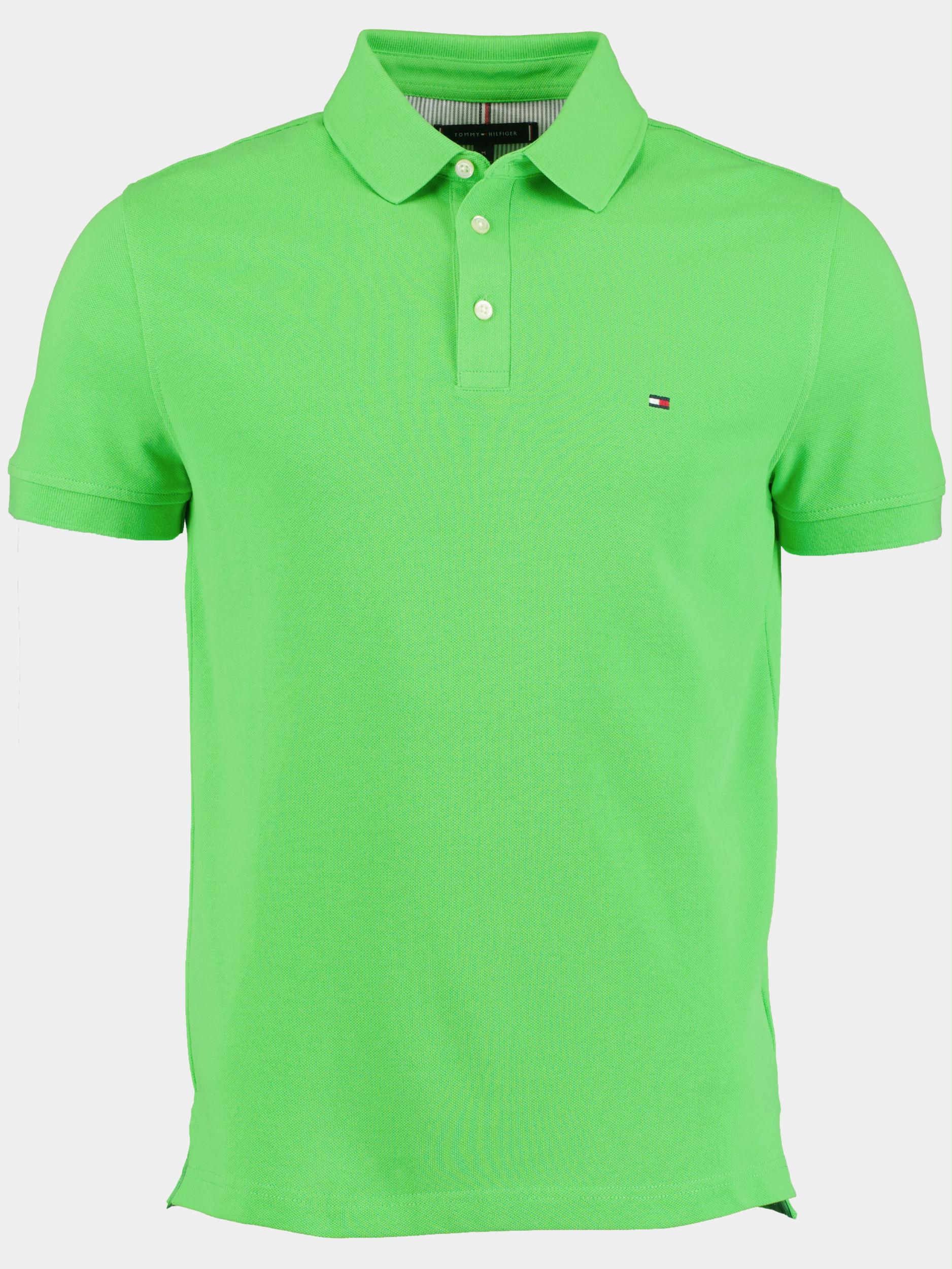 Tommy Hilfiger Polo korte mouw Groen 1985 Slim polo MW0MW17771/LWY