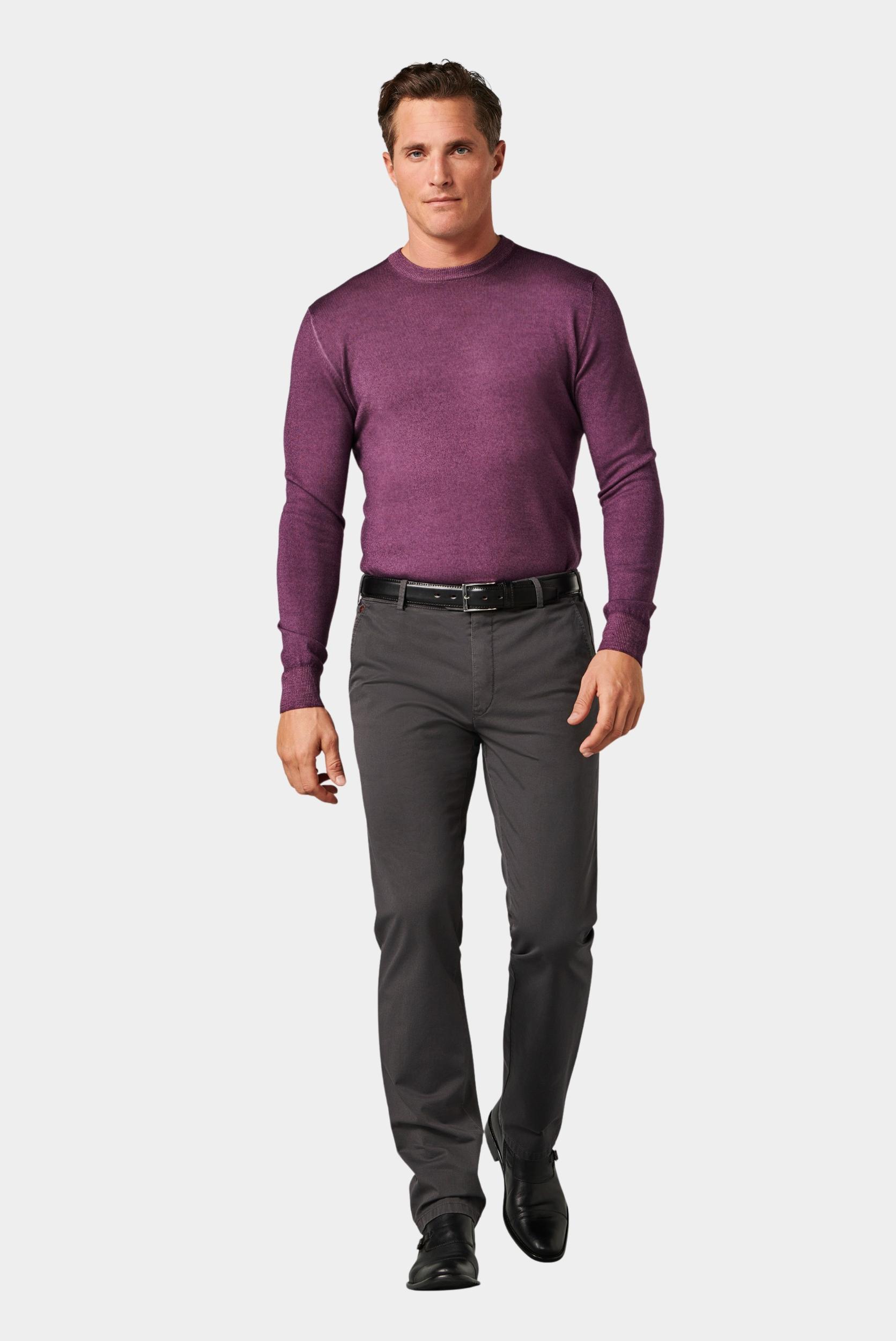Meyer Katoenen Broek Grijs ROMA Art.9-316 1150931600/08
