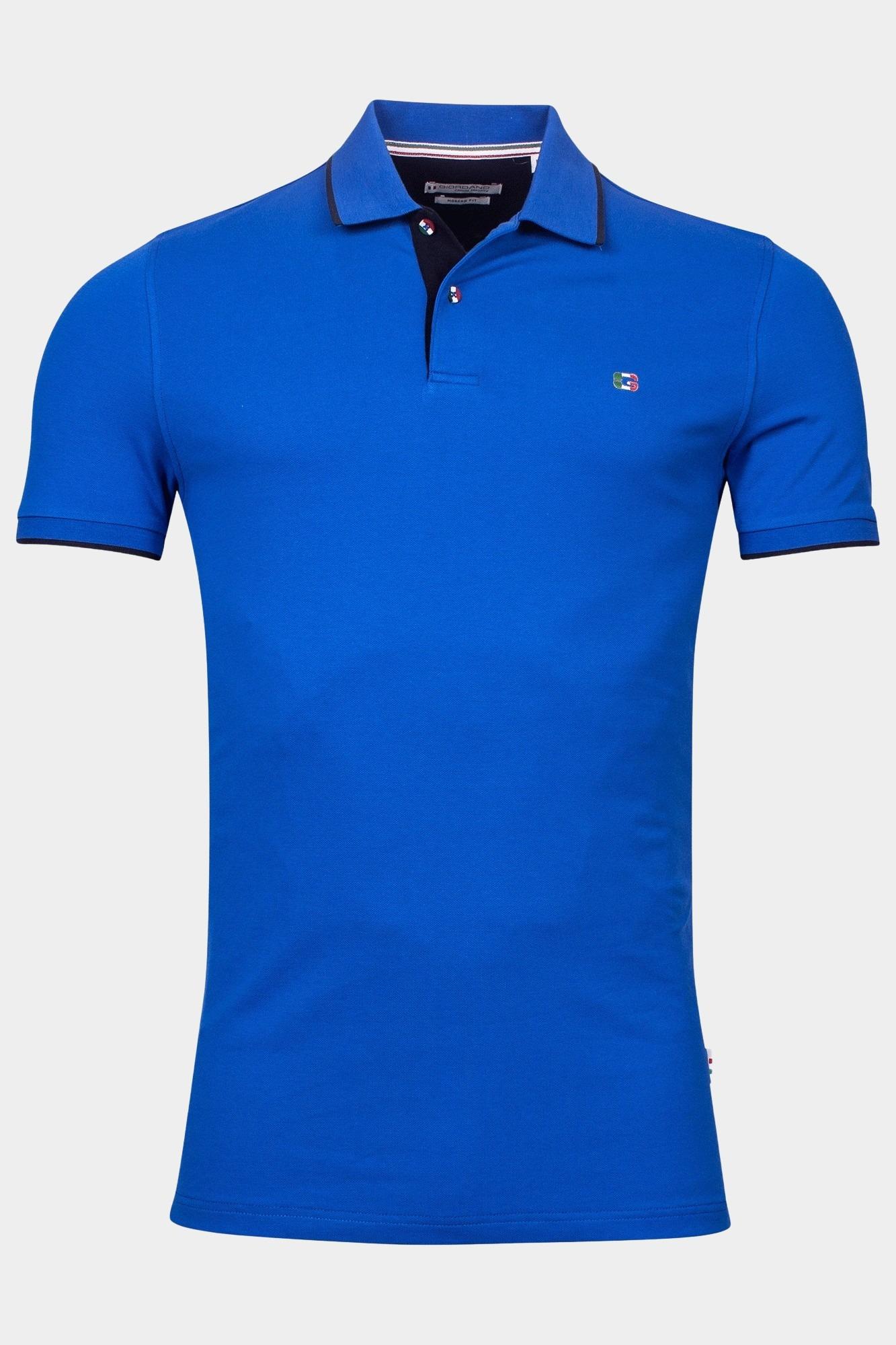 Giordano Polo korte mouw Blauw Nico short sleeve signature p 516587/64