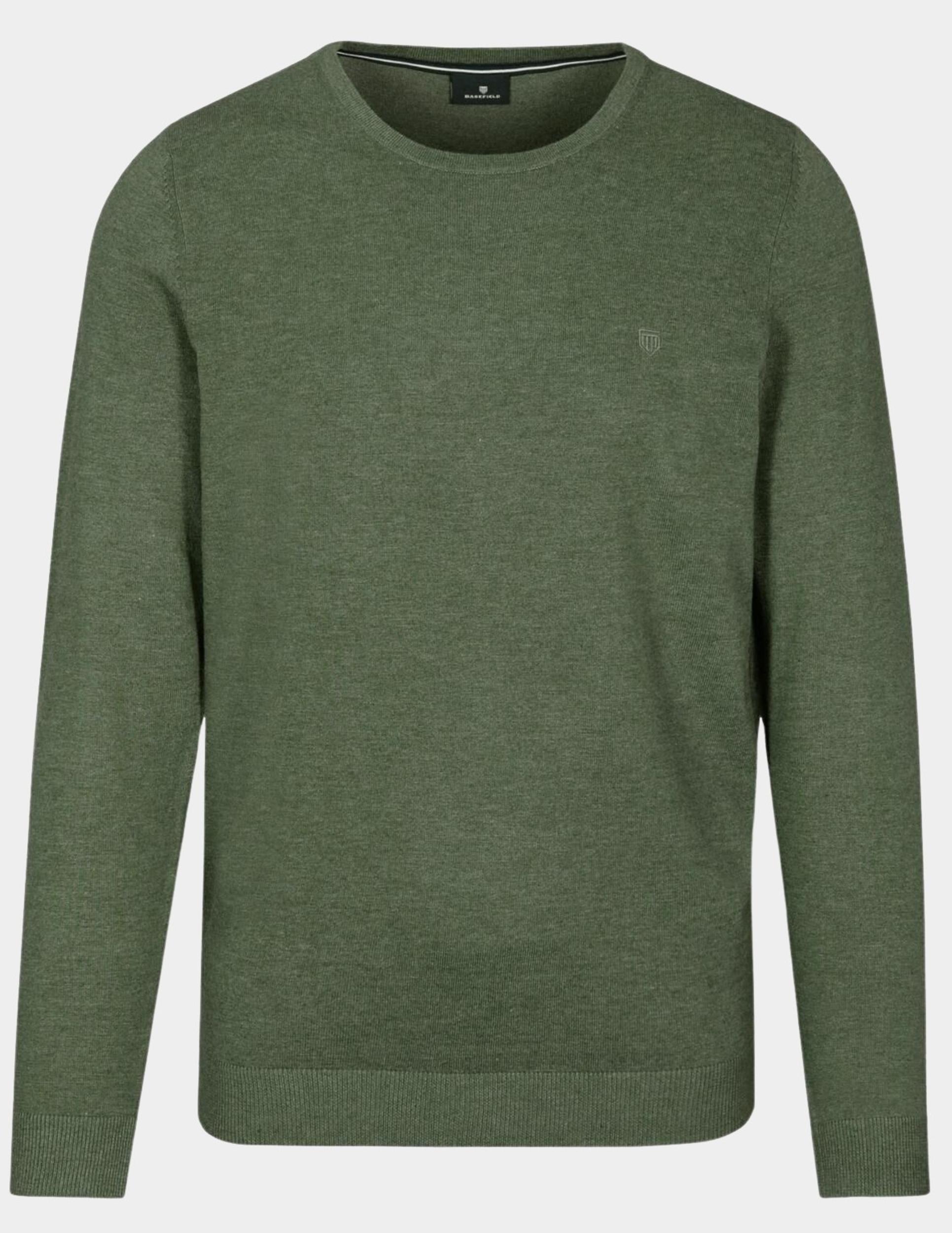 Basefield Pullover Groen Rundhals Pullover 219017911/506