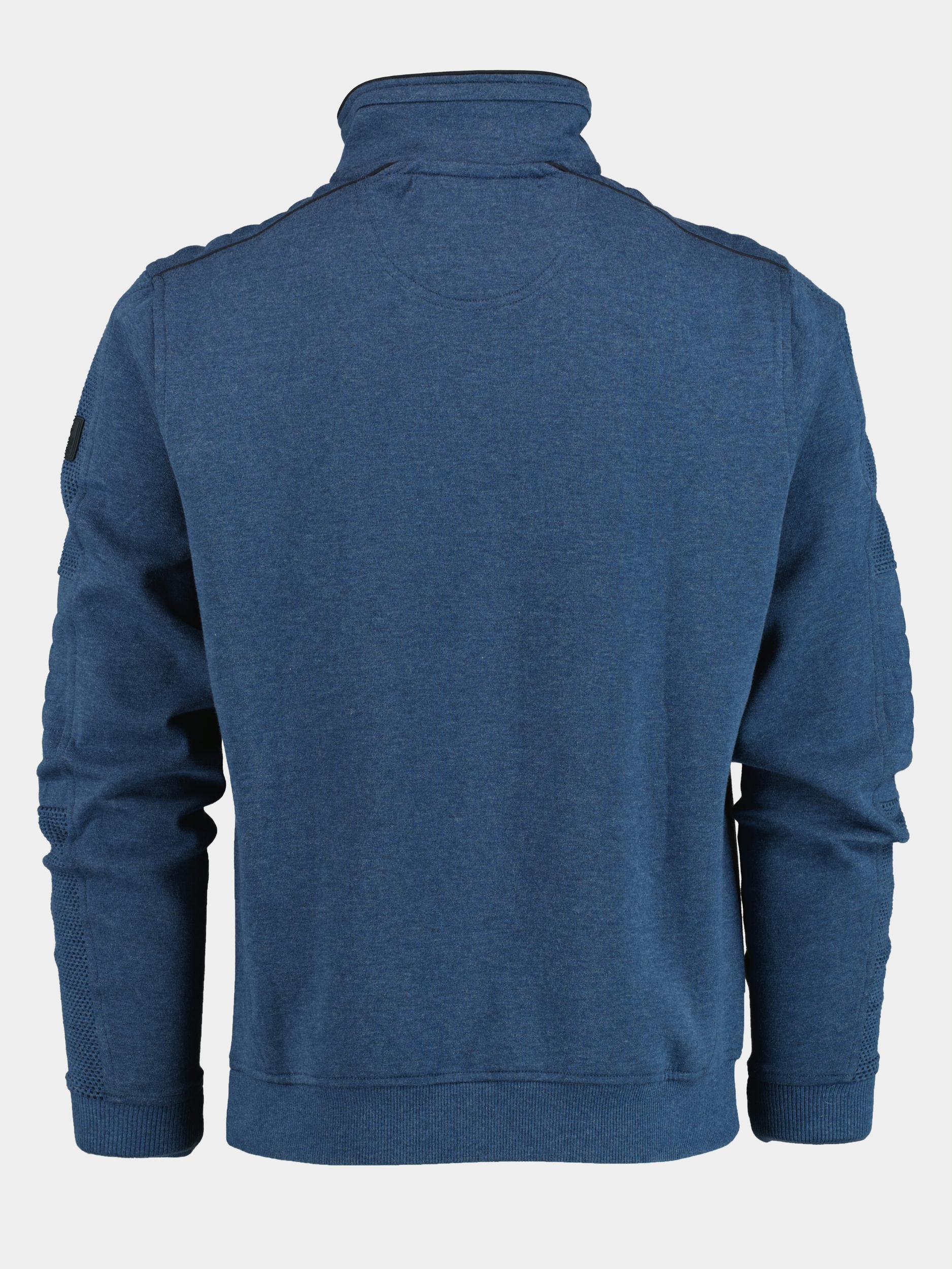 Baileys Sweater Blauw Sweatshirt zip 223137/535