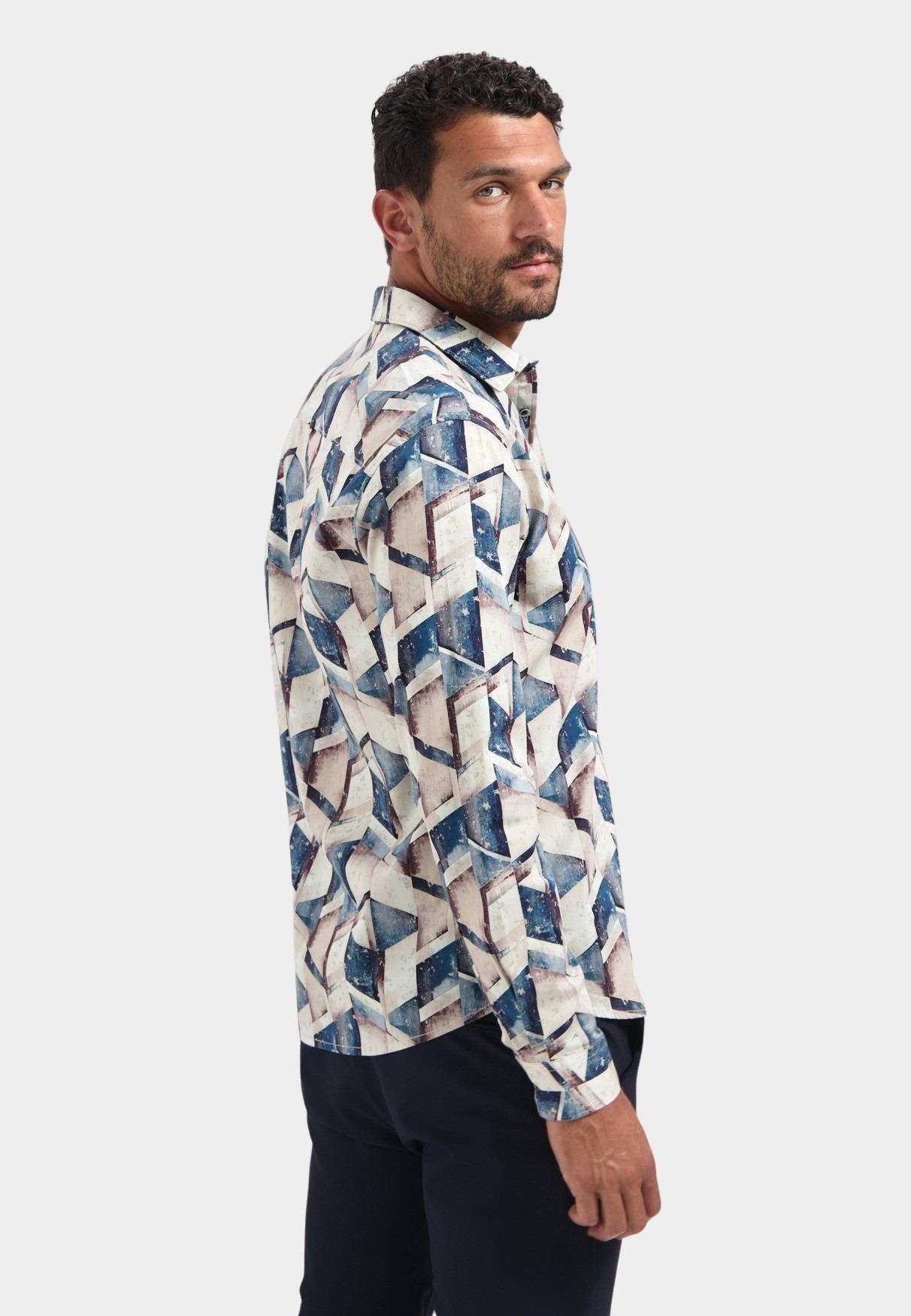 No Excess Casual hemd lange mouw Multi  29400938/078