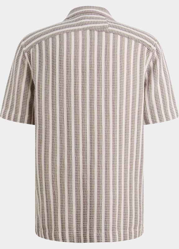 Cast Iron Casual hemd korte mouw Beige Short Sleeve Shirt Stripe new CSIS2605282/7014