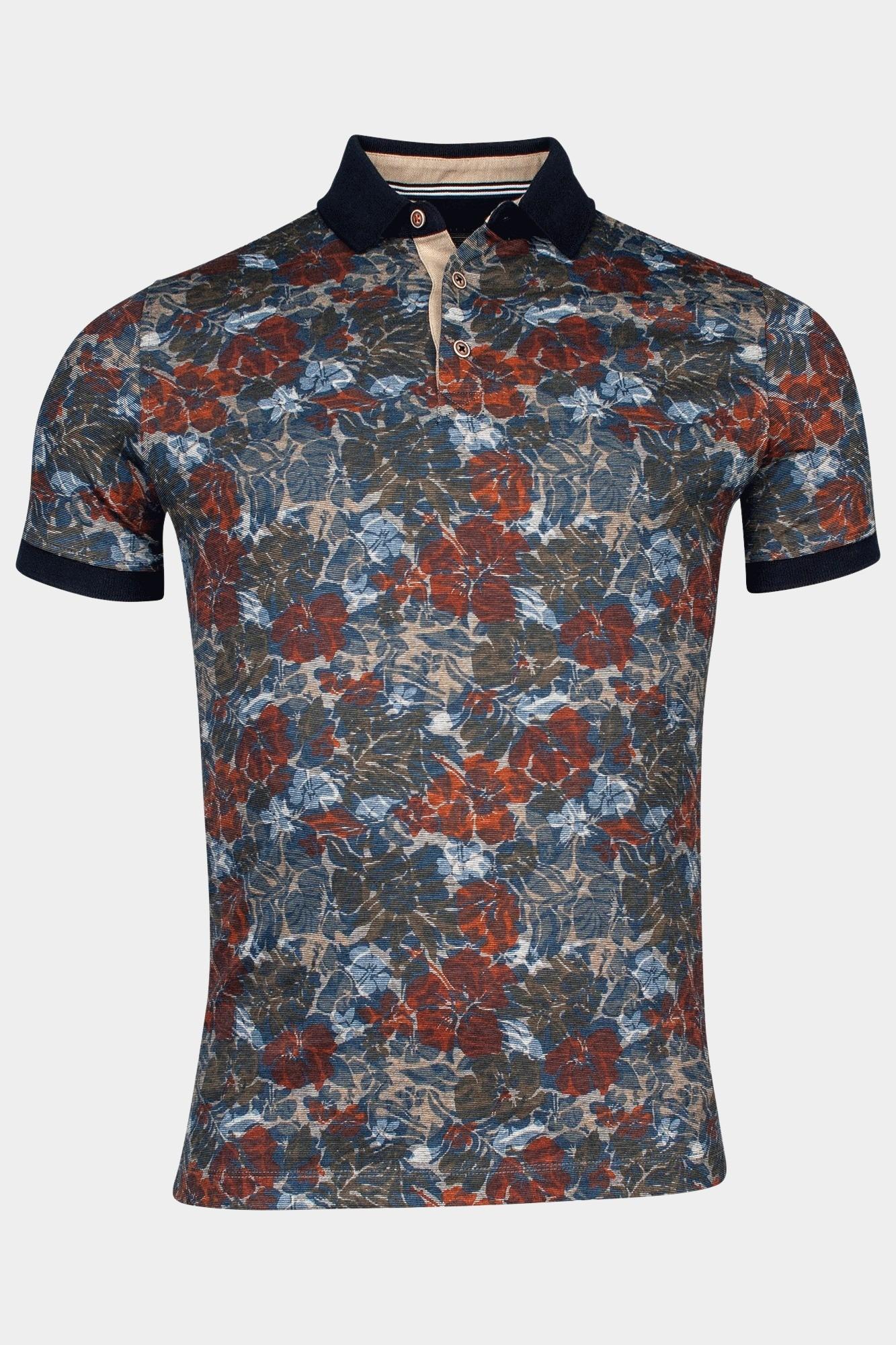 Baileys Polo korte mouw Oranje Poloshirt Jersey, all over pr 415228/29