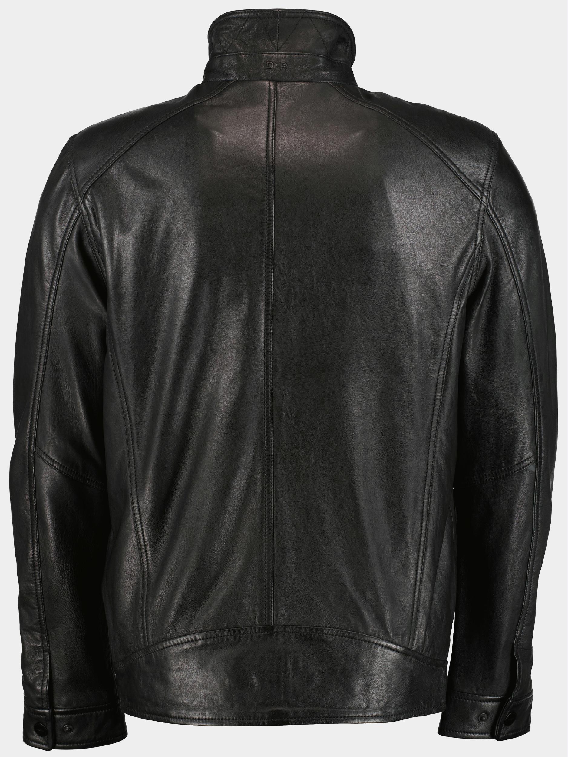 Donders 1860 Lederen jack Zwart Leather Jacket 52349.2/999