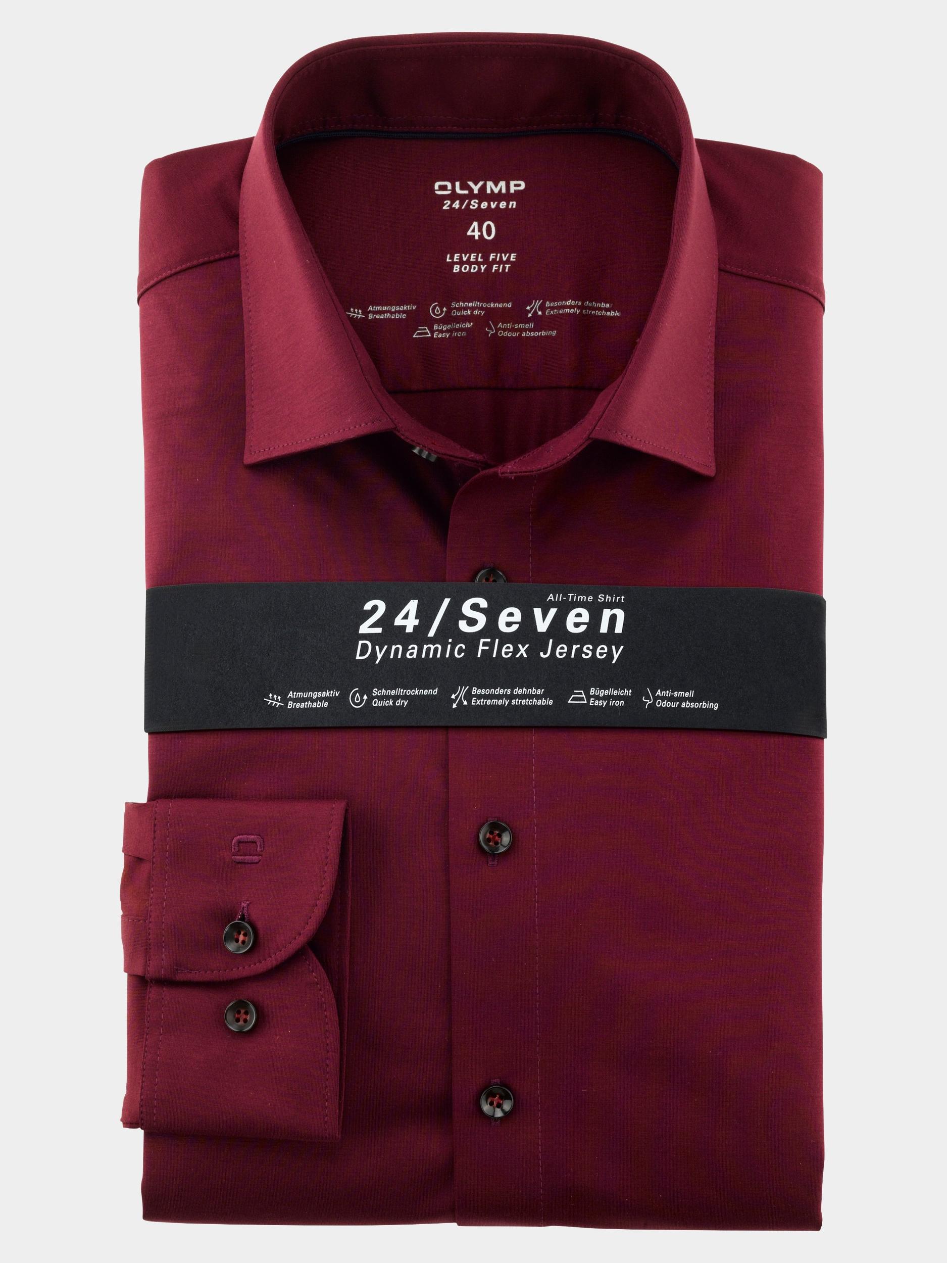 Olymp Business hemd lange mouw Rood 2008/64 Hemden 200864/37