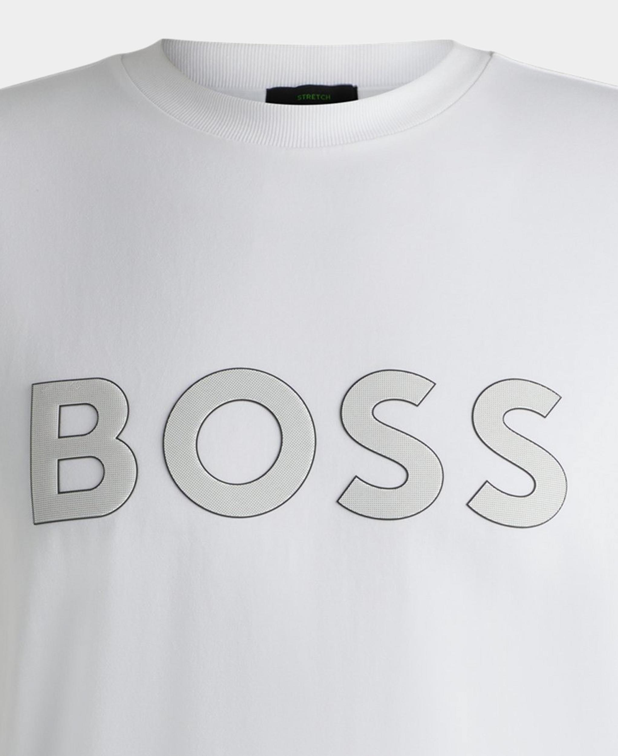 BOSS Green T-shirt korte mouw Wit Tee TL Logo 10268875 01 50535170/100