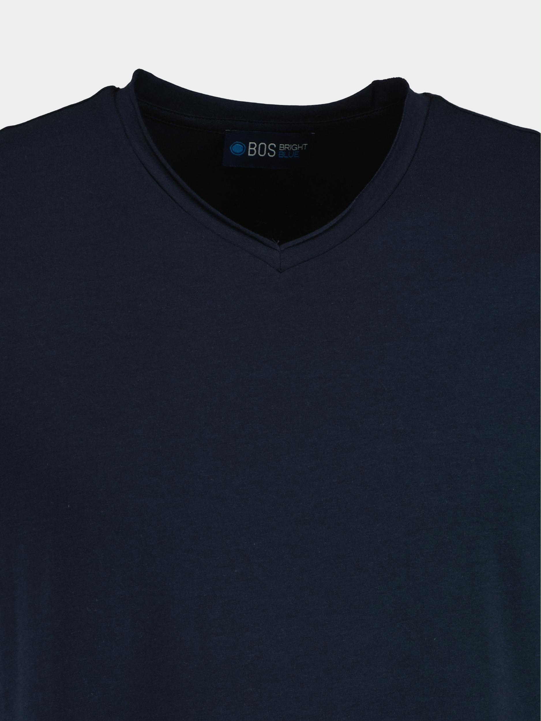 Bos Bright Blue T-shirt korte mouw Blauw  501849/05-Lacivert