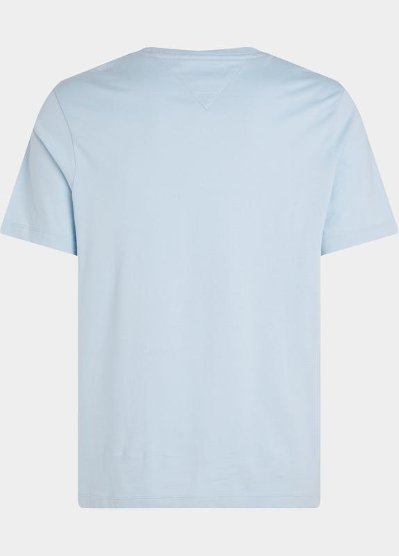 Tommy Hilfiger T-shirt korte mouw Blauw ESS Seasonal Reg Fit Solid Tee MW0MW39995/C1O