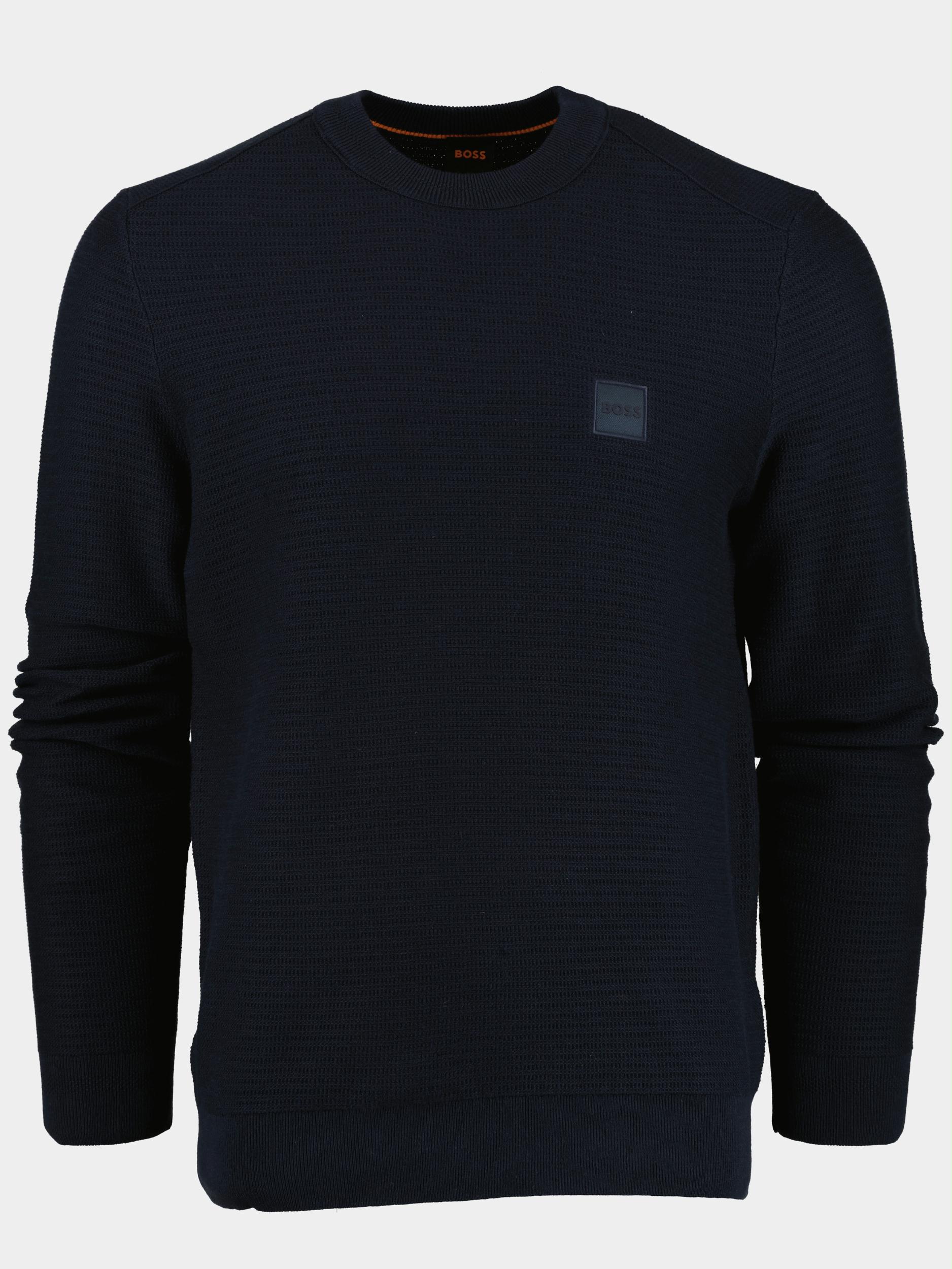 BOSS Orange Pullover Blauw Anion 10250976 01 50495784/404