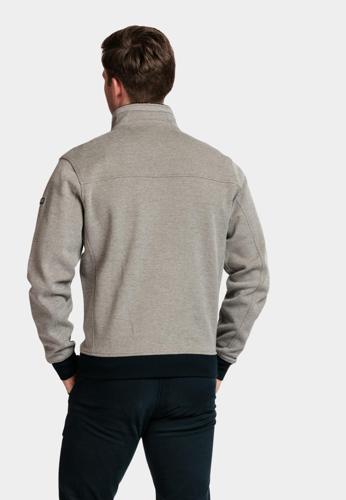 Baileys Vest Groen Sweat Cardigan Zip  2-tone Ox 412245/75