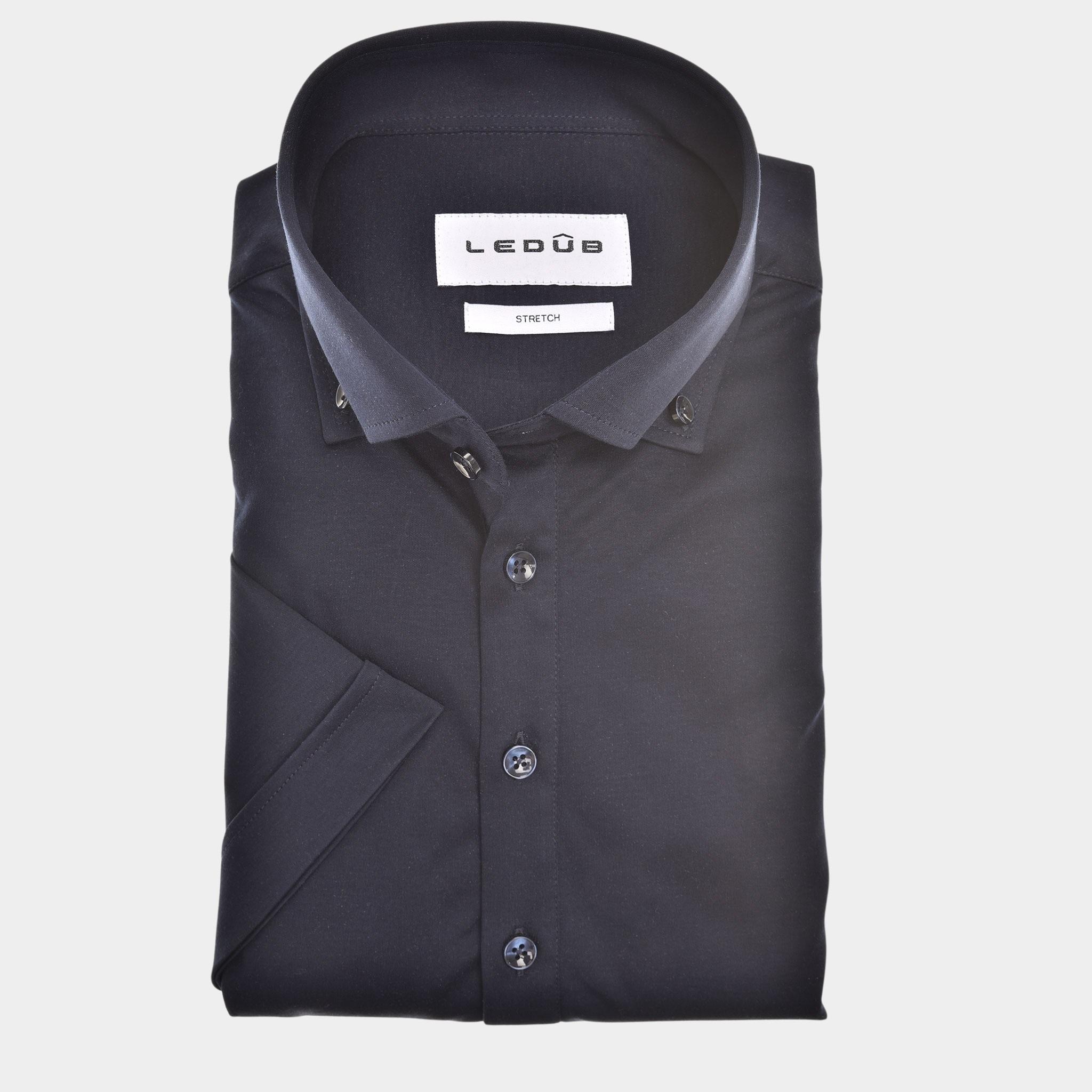 Ledub Business hemd korte mouw Blauw  0142966/180-000-000