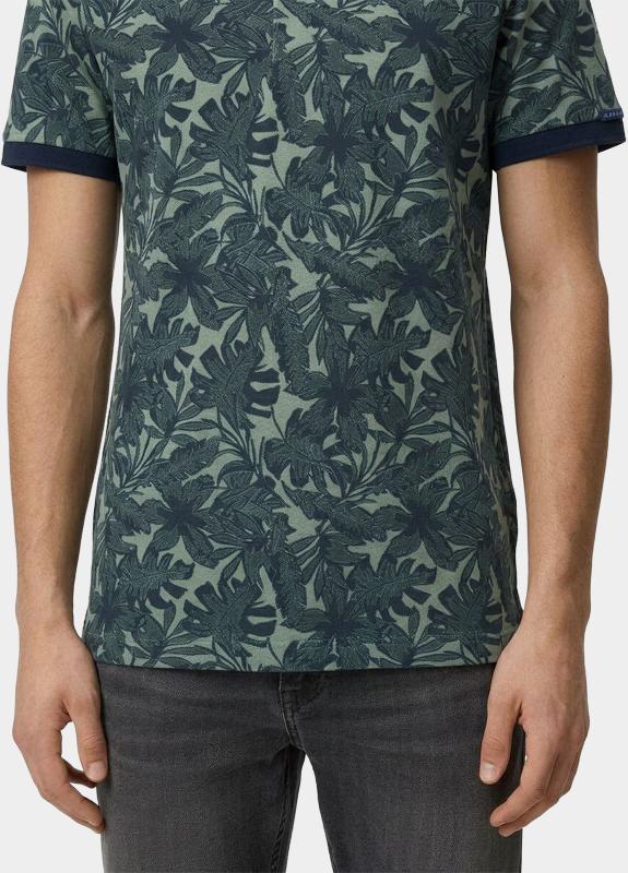 Baileys Polo heren Groen Poloshirt 2-tone Pique, Print 615233/73
