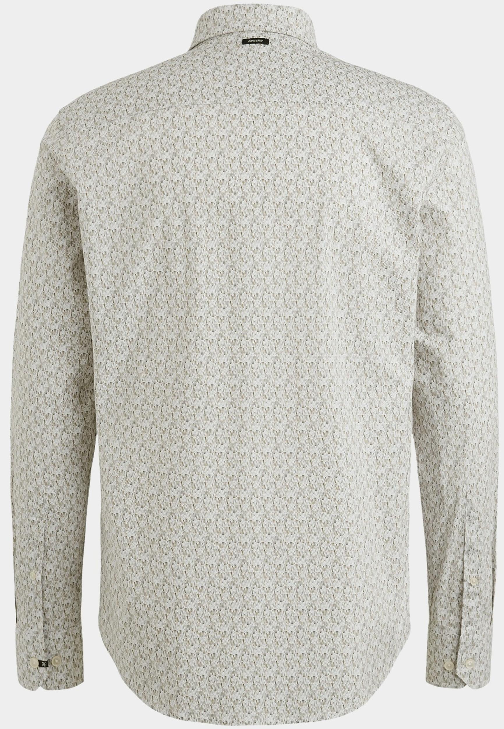 Vanguard Casual hemd lange mouw Wit Long Sleeve Shirt Print on Po VSI2508202/7003