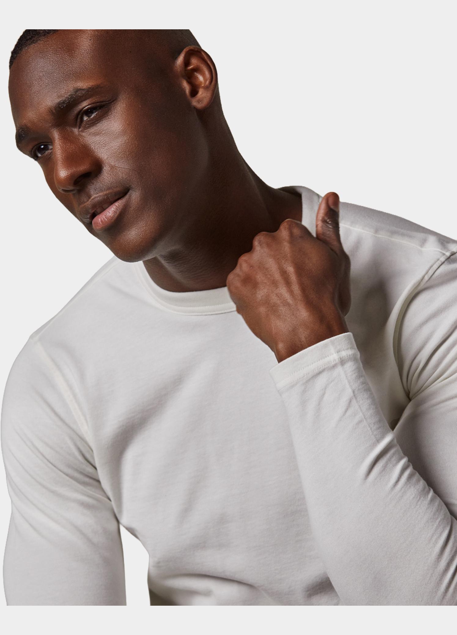 Profuomo T-shirt heren Wit  PP2T00002/D