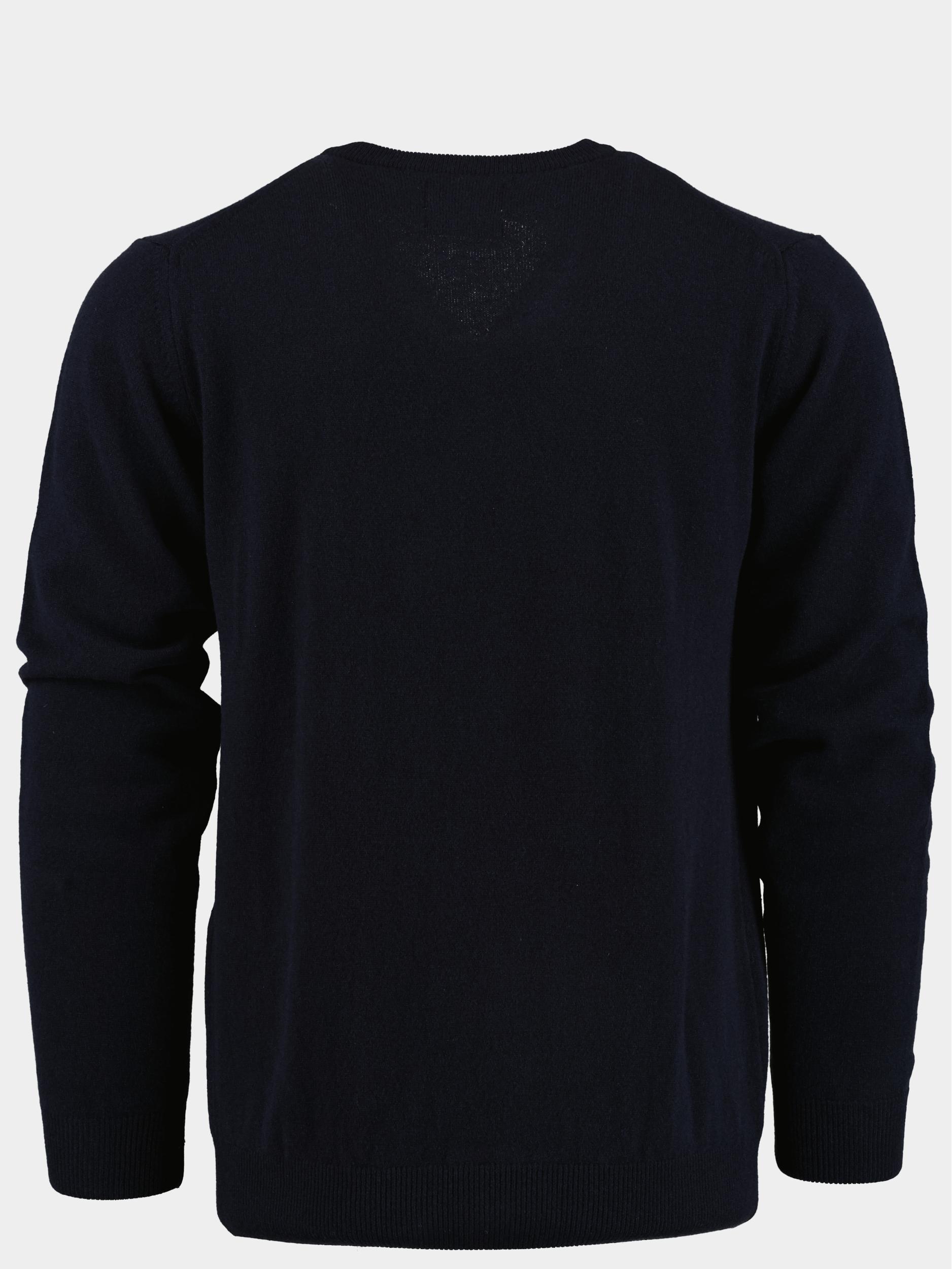 Gant Pullover Blauw Superfine Lambswool V-Neck 87212/410