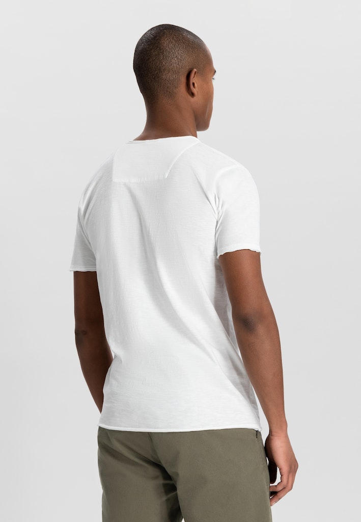 Dstrezzed T-shirt korte mouw Wit Stewart V-Neck Tee 202840-NOS/100