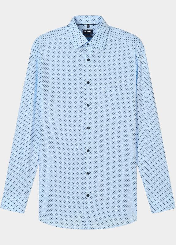 Olymp Zakelijk overhemd heren Blauw Luxor 123814/11