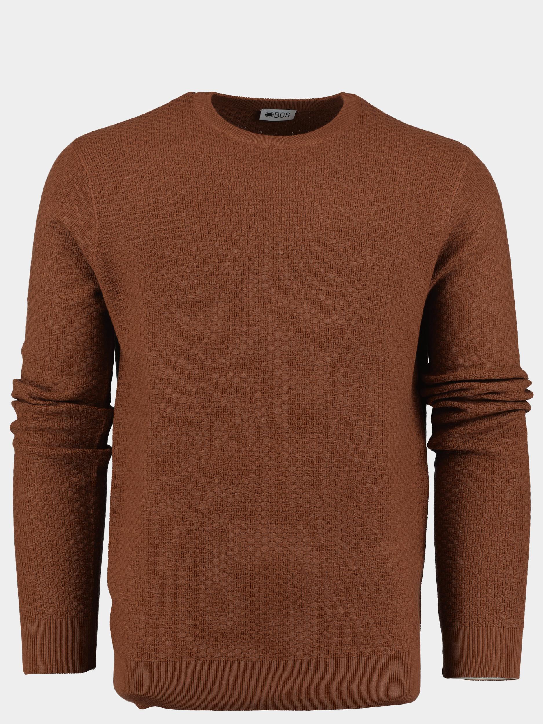 Bos Bright Blue Pullover Bruin Paricollo 8051223/43C