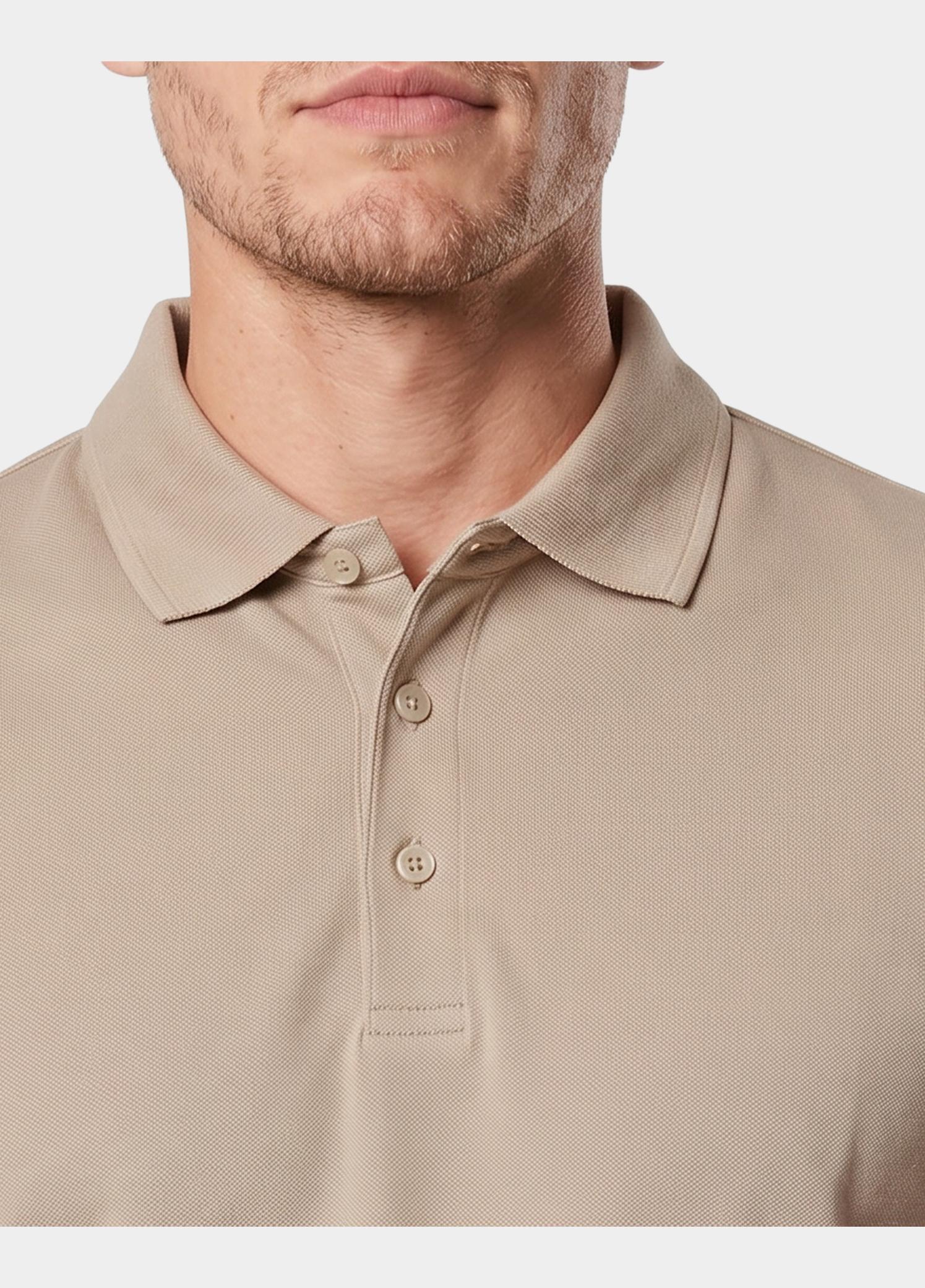 Born With Appetite Polo heren Beige Arto Polo BWA25108AR22/820 sand