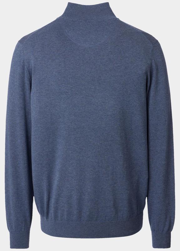 Casamoda Vest Blauw Stricktroyer NOS 004410/132