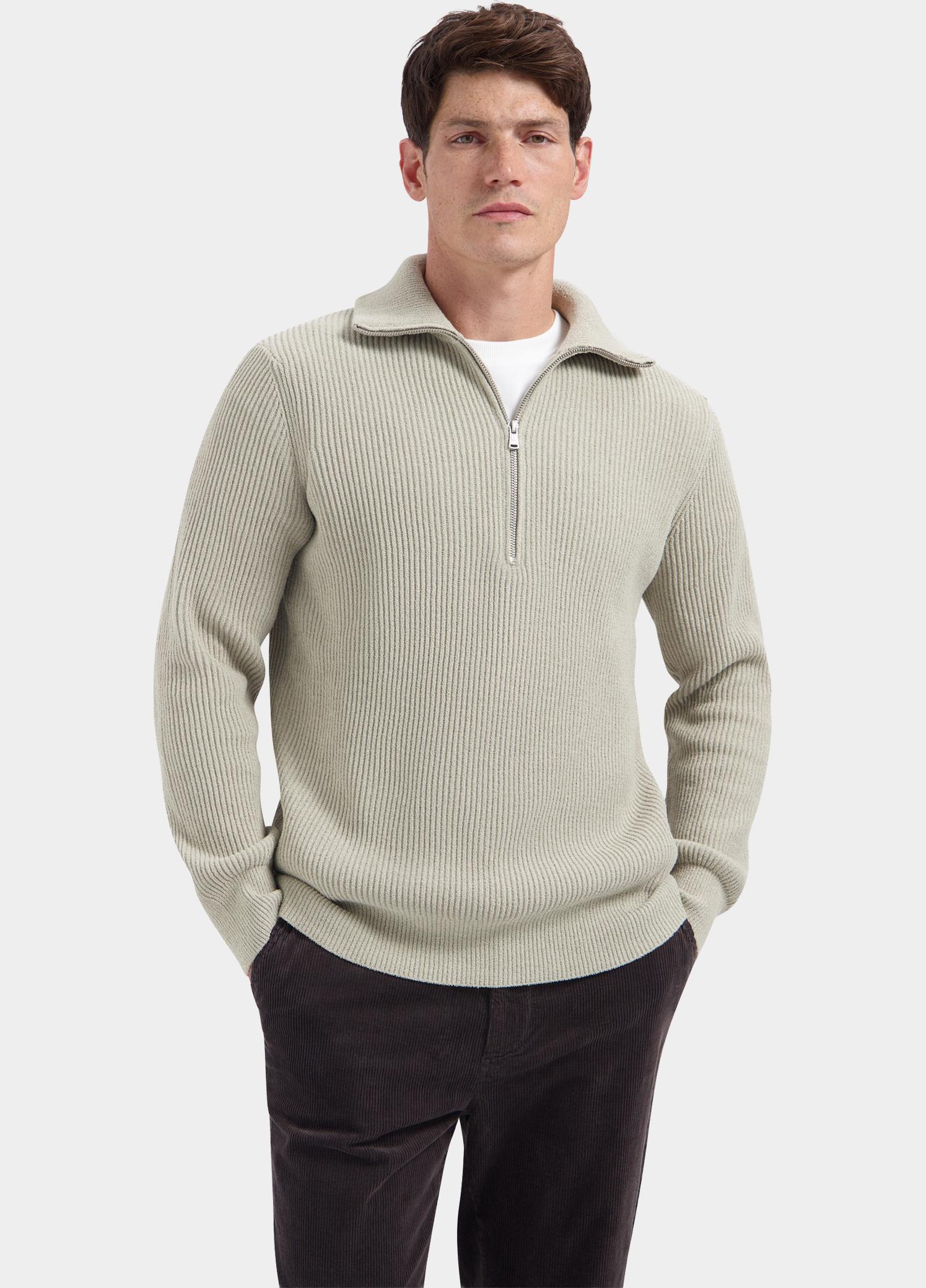 Dstrezzed Half Zip Beige Josiah Skipper 406822/278