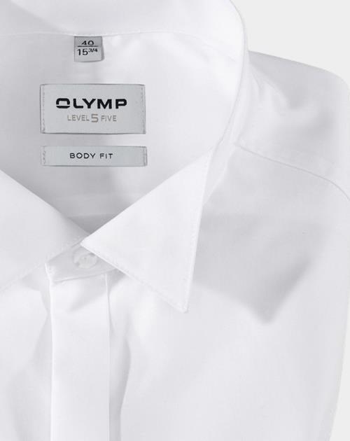 Olymp Smoking overhemd Wit Level Five soirée 307770/00