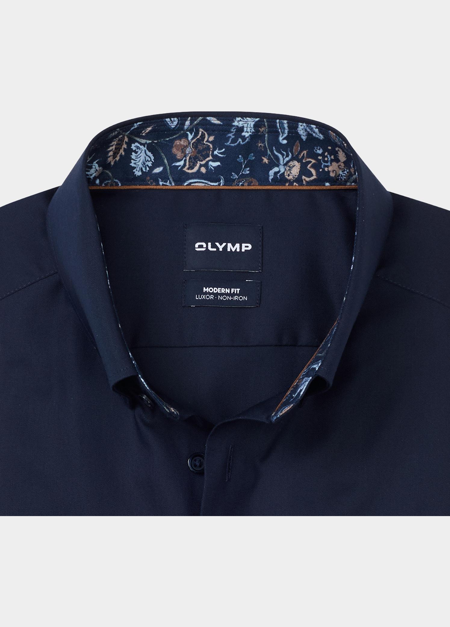 Olymp Zakelijk overhemd heren Blauw Luxor mf D.3174 o.T. 138024/18