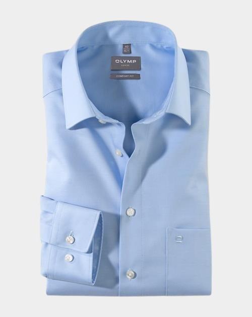 Olymp Business hemd lange mouw Blauw 0725/64 Hemden 072564/10