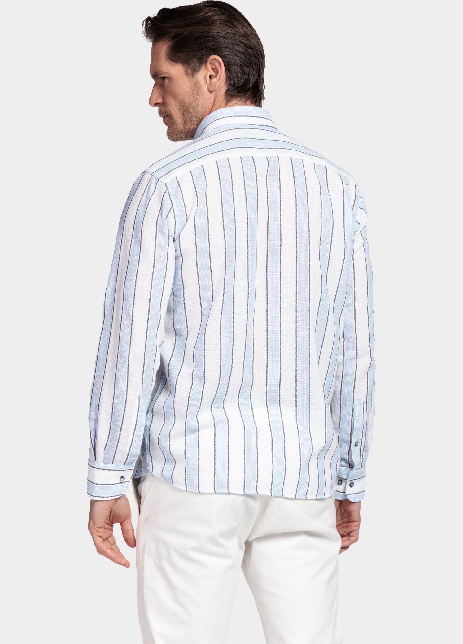 Giordano Overhemd heren Blauw Loretto Long Sleeve Button Do 617826/60