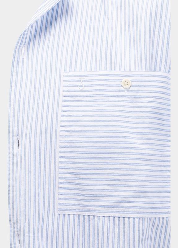 Butcher of Blue Casual hemd korte mouw Blauw Anthony Resort M2614013/823