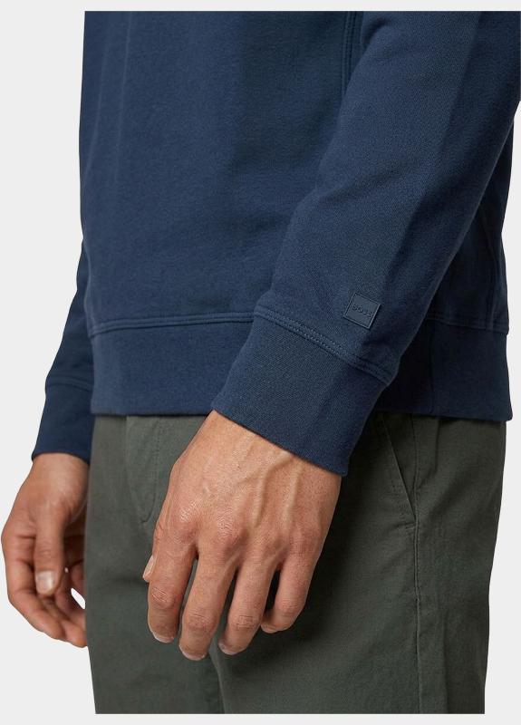 BOSS Orange half zip sweater heren Blauw Zetrust 10234591 01 50468926/464