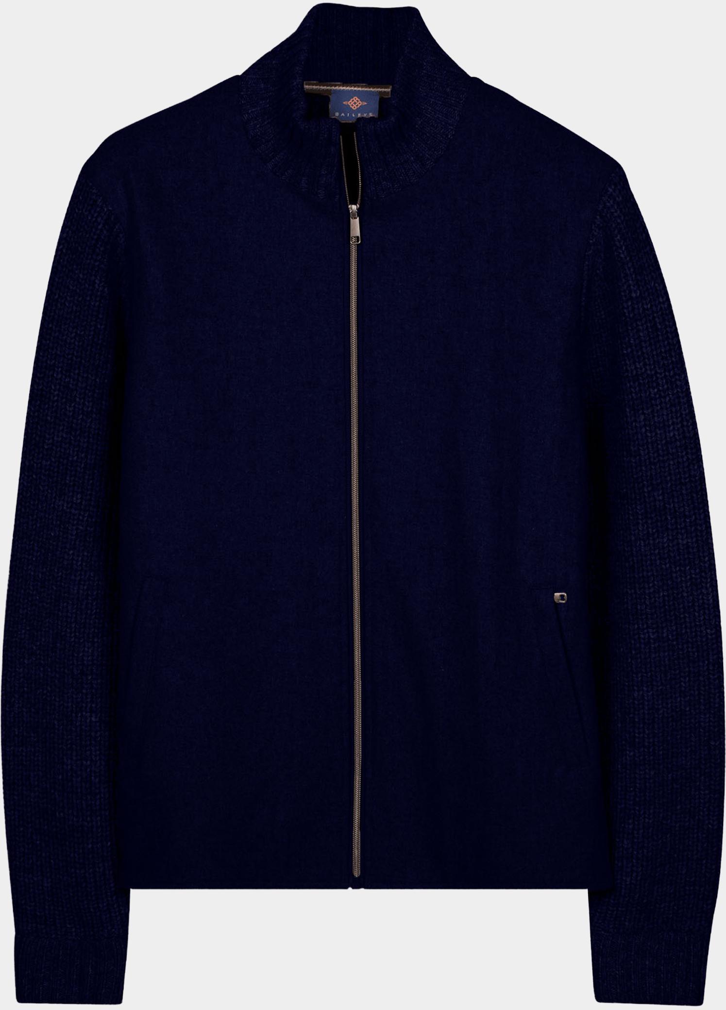 Baileys Vest heren Blauw Cardigan Zip  Front 622095/60