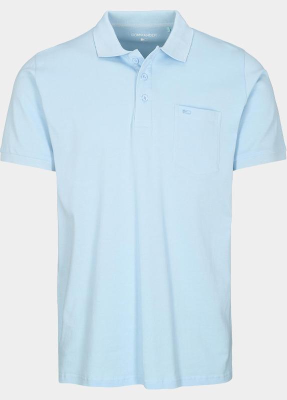 Commander flag Polo heren Blauw  214008358/641