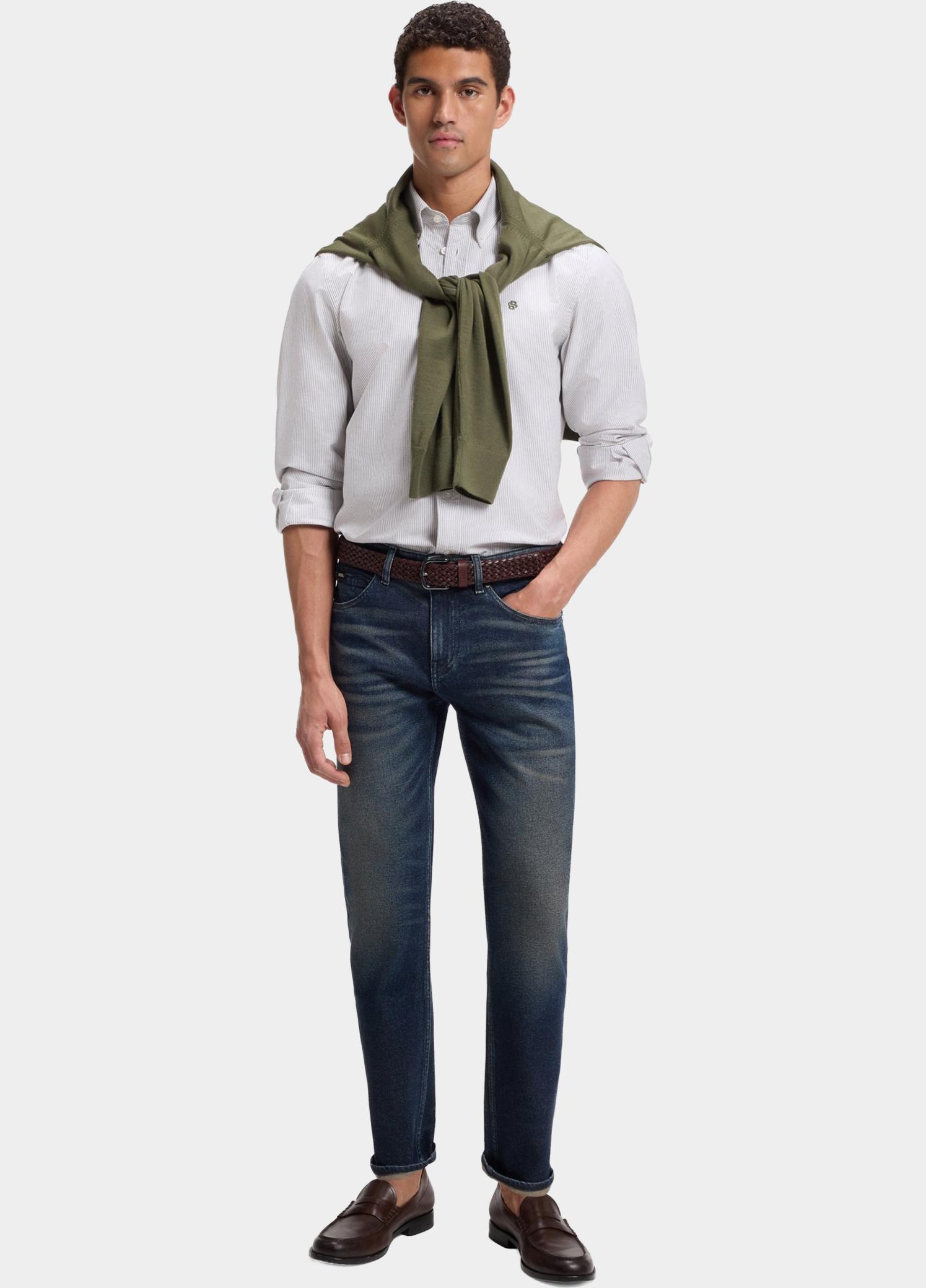 BOSS Black Casual hemd lange mouw Groen H-LIAM-BD-E-C1-263 10261880 0 50566998/347