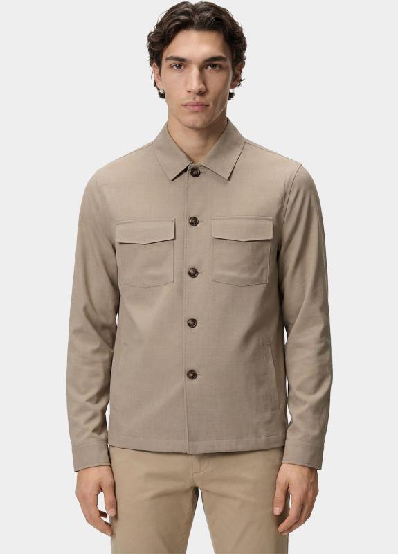 Born With Appetite Overshirt Grijs Matteo Shirtjacket BWA26114MA54/2501