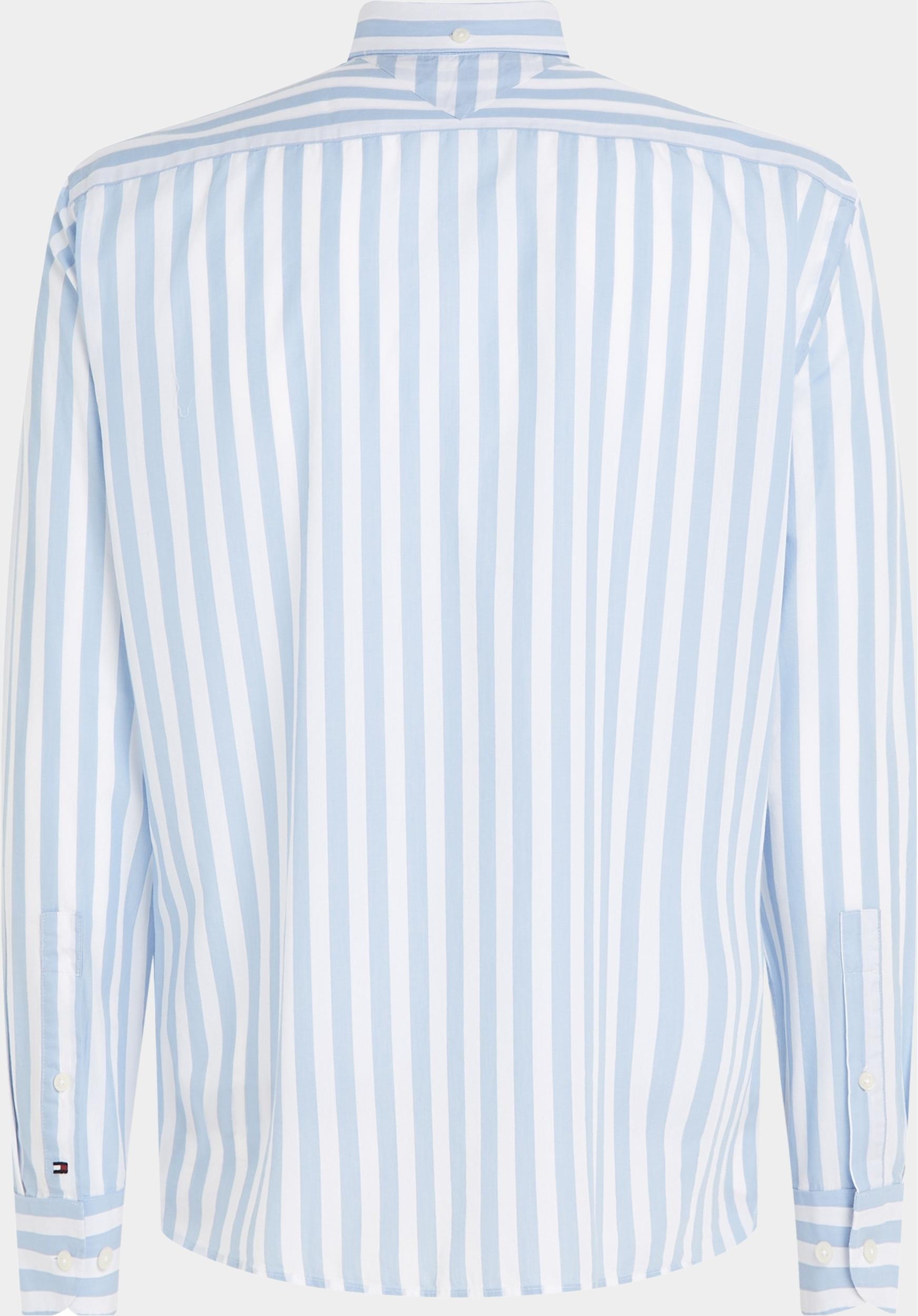 Tommy Hilfiger Casual hemd lange mouw Blauw DC Silky Bold Stripe MW0MW31908/0A4