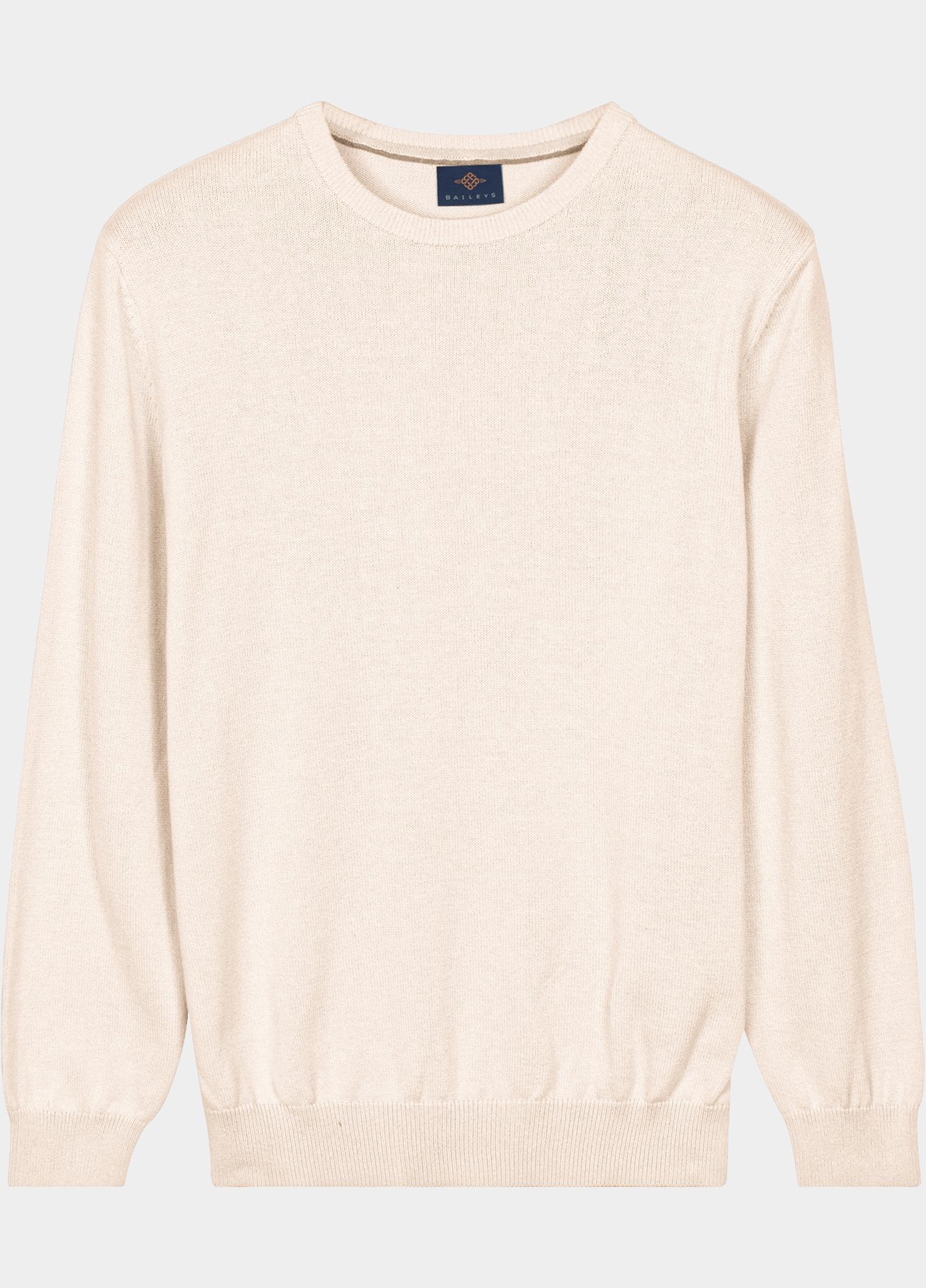 Baileys Pullover heren Wit Crew Neck Pullover 618279/81