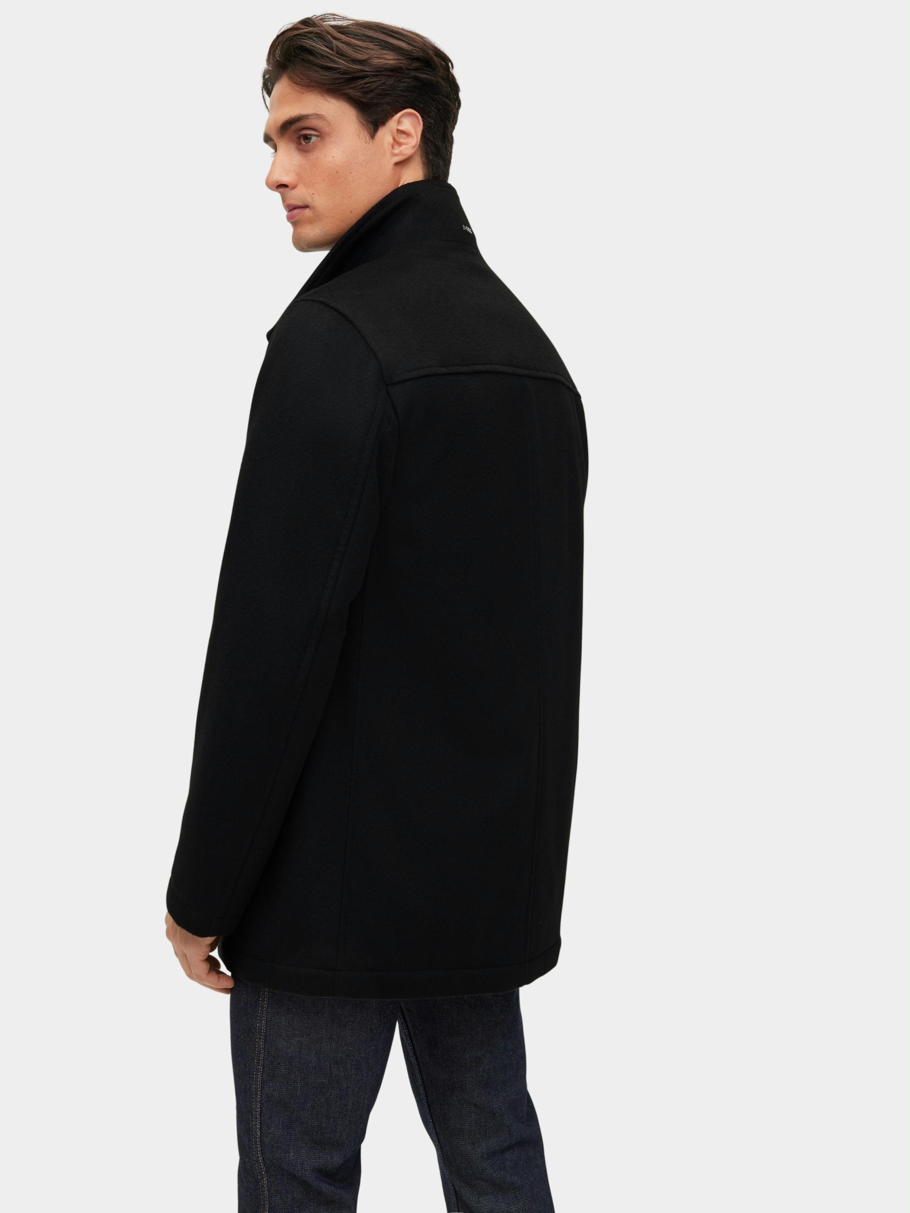 BOSS Black Wollen Jas Zwart H-Coxtan-224 10244030 01 50479764/001