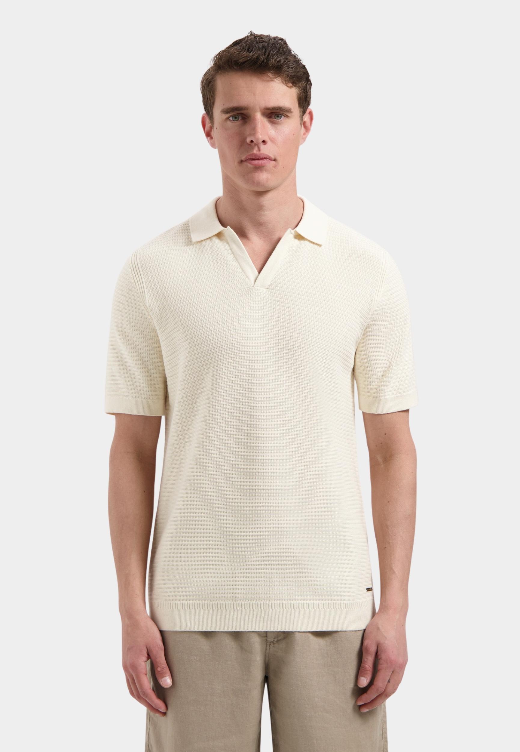 Dstrezzed Polo korte mouw Wit Kostas Polo 421018/102