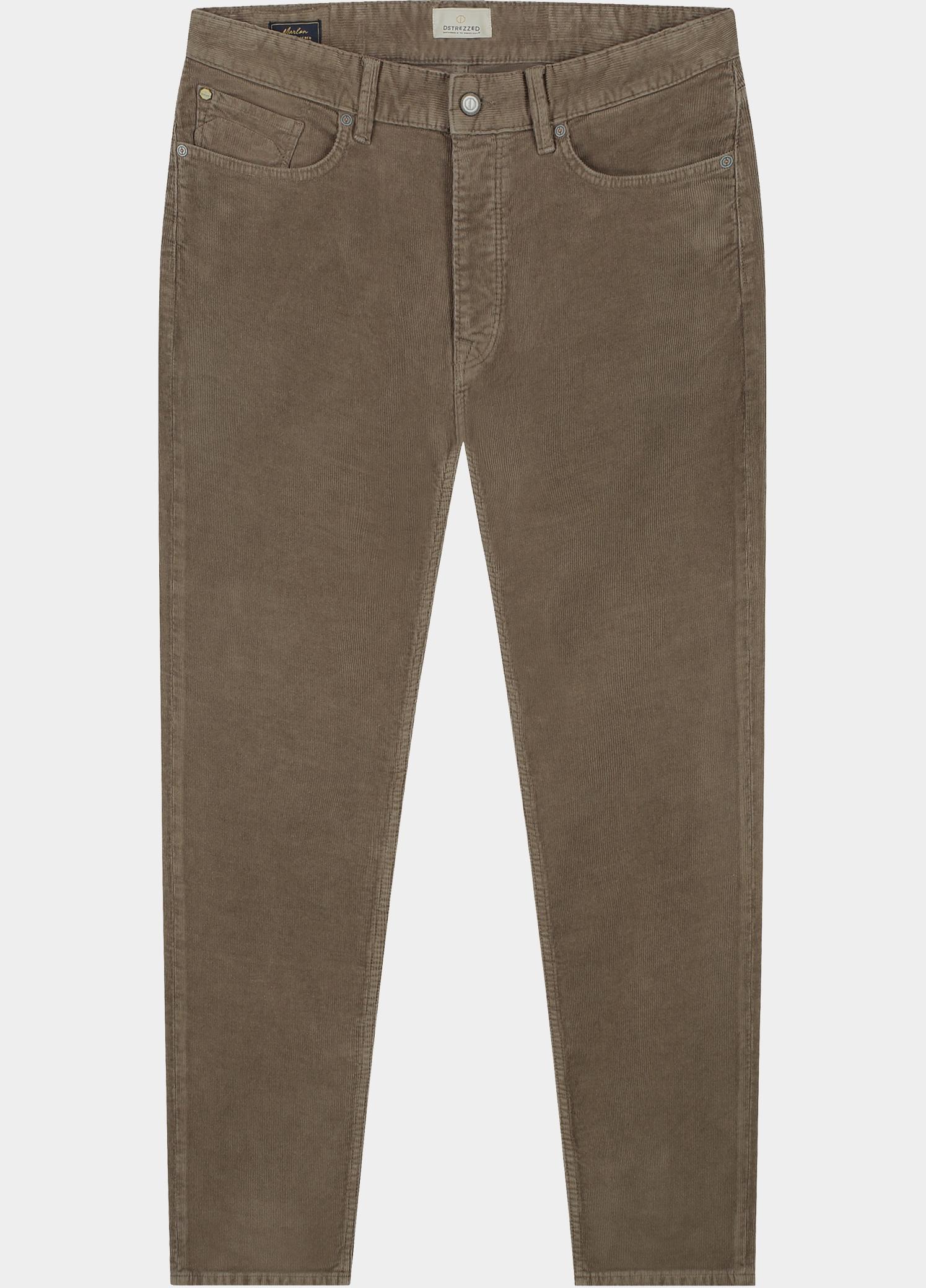 Dstrezzed Katoenen 5-Pocket Grijs Marlon 5 pocket Ribcord 502044/836