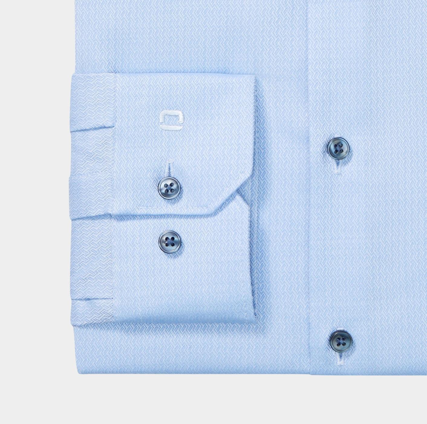 Olymp Business hemd lange mouw Blauw No. Six 253484/11