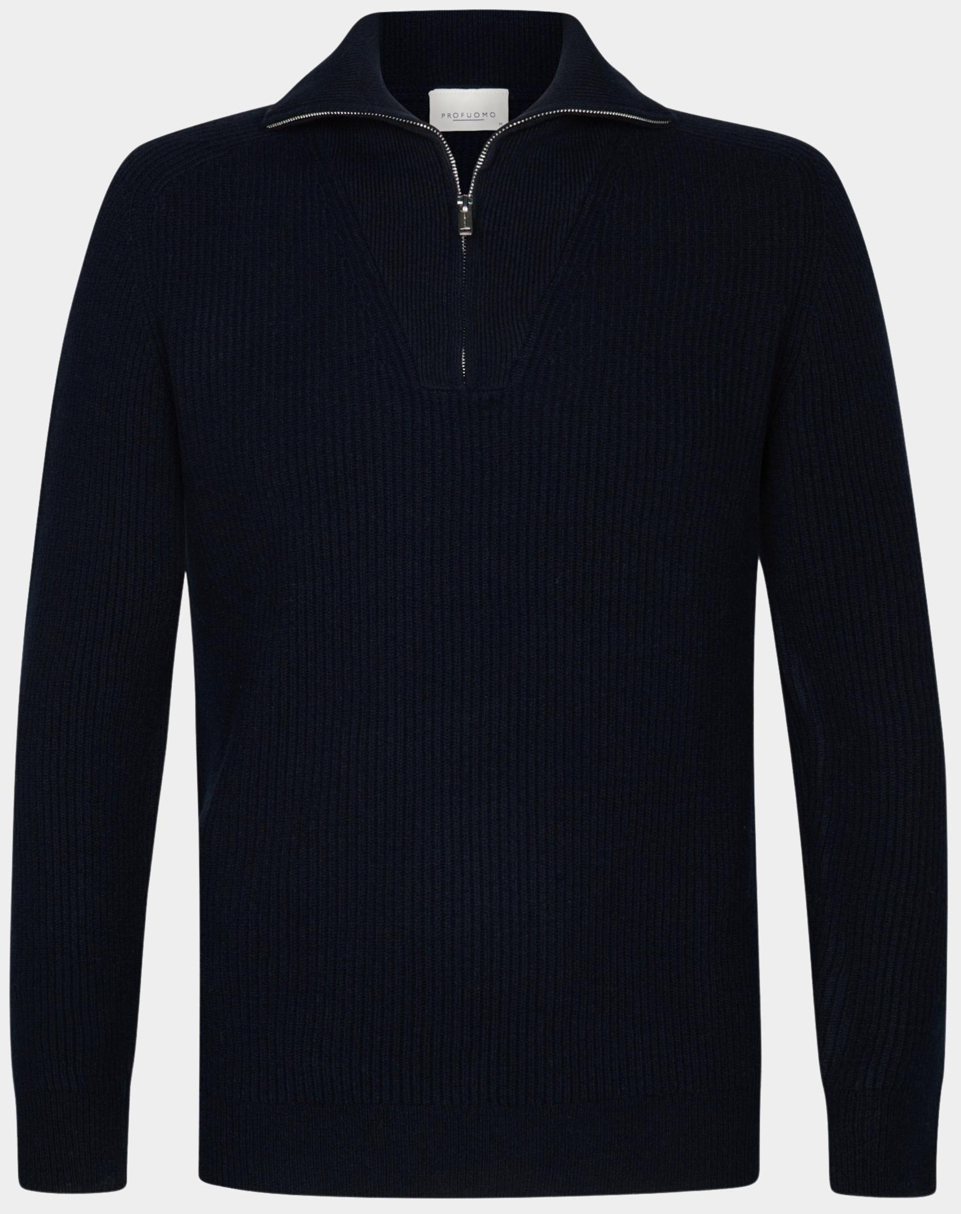 Profuomo Half Zip Blauw  PPWJ30025/D