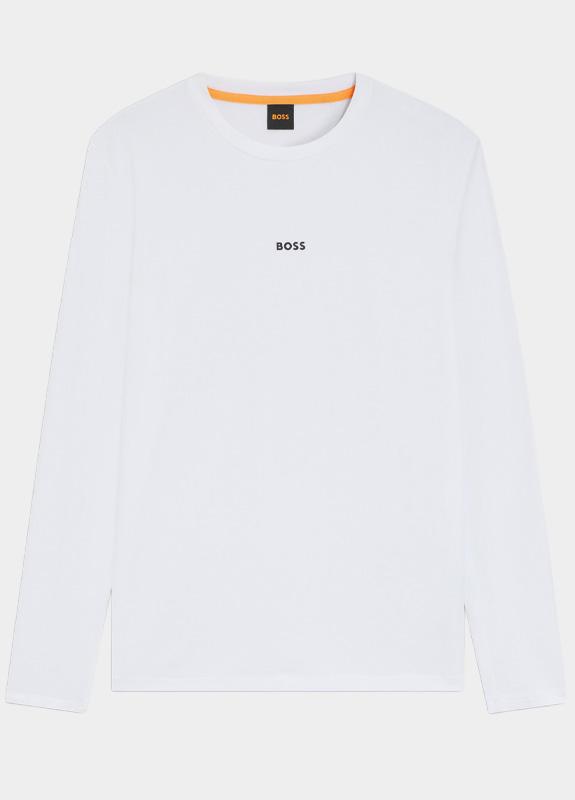 BOSS Orange T-shirt lange mouw Wit TChark 10242929 01 50473286/100